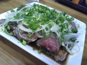 中板橋 炭火や 和牛たたき