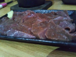 中板橋 炭火や 生レバー