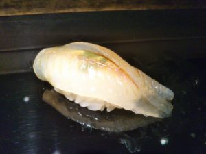 金沢 乙女寿司 鱚の塩〆