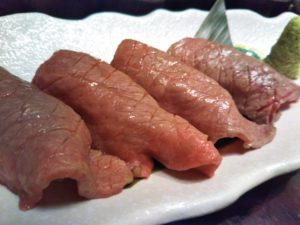 肉の切り方 肉寿司