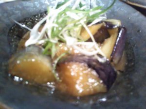 十条 馬ござる 茄子の揚げびたし