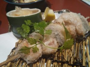 おばんざい鉢屋 鰻の串揚げ